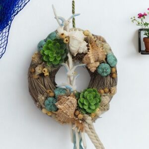 Csináld magad - Tengerparti hangulatú kopogtató 131624402 - Koszorú