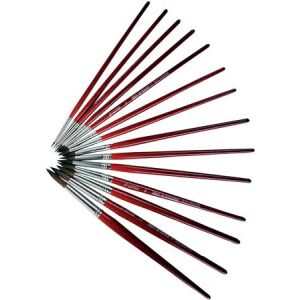 Ecset, no. 8, fa, PULSE, kerek 130341014 - Iskolai ecset