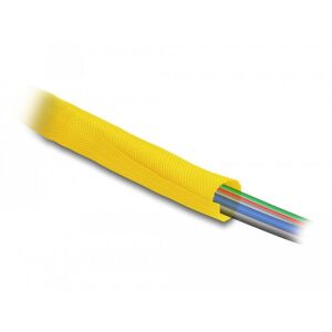 Delock Szőtt önzáródó karmantyú hőállóság egészen 2 m x 19 mm-es, sárga 130342304 - Kábelharisnya