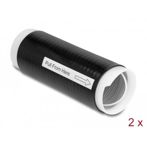 Delock hidegen zsugorodó cső 45 mm x 130 mm 2 db fekete 130342314