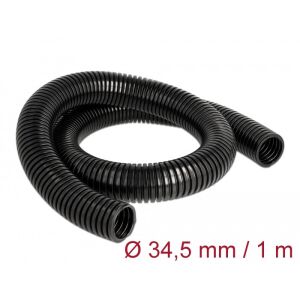 Delock Kábelvédő borítás 1 m x 34,5 mm fekete 130342488 - Kábelharisnya