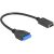 Delock USB 5 Gbps kábel tűfejes anya belső E-típusú A kulcsos anya USB csatlakozókkal 25 cm 152343791