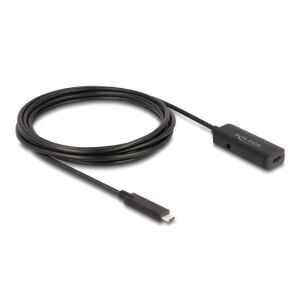 Delock 3 méteres USB Type-C - USB Type-C aktív hosszabbító kábel, 10 Gbps adatátviteli sebességgel - USB kábel