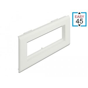 Delock Easy 45 modul tartó telepítési csatornához 175 x 80 mm 130343330 - Keystone modul kiegészítő