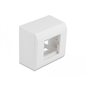 Delock Easy 45 Modul felületre rögzített háza, 82 x 82 mm, fehér 130343332 - Keystone modul kiegészítő