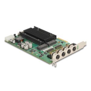 Delock PCI Express x4 kártya - 4 x M12 Gigabit LAN PoE+ 130343432 - PCI hálózati kártya