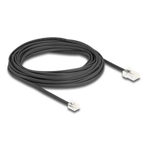 Delock Telefon kábel RJ45 apa - RJ11 apa fekete 10 m