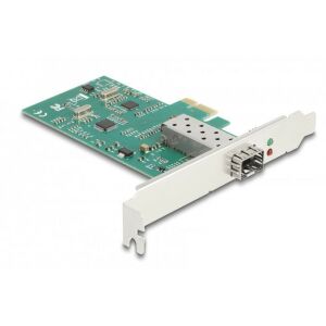Delock PCI Express x1 Kártya - 1 x SFP bővítőhely 100Base-FX 130343862 - PCI hálózati kártya