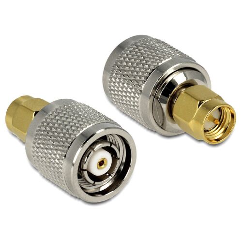 Delock RP-TNC - SMA adapter, nikkelezett réz, 50 Ohm impedancia - Elektromos és hálózati csatlakozó