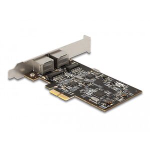 Delock PCI Express x2 kártya 2 x 2,5 Gigabit LAN i225-höz 130343885 - PCI hálózati kártya