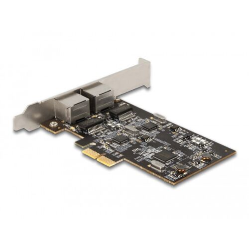 Delock PCI Express x2 kártya 2 x 2,5 Gigabit LAN i225-höz 130343885