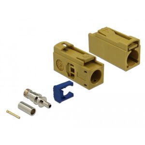 Delock FAKRA K 25 mm (hosszú) anya a krimpeléshez