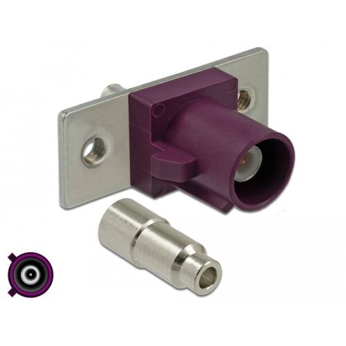 Delock FAKRA D apa rugóscsap forrasztáshoz 2 előre préselt lyuk 130343917