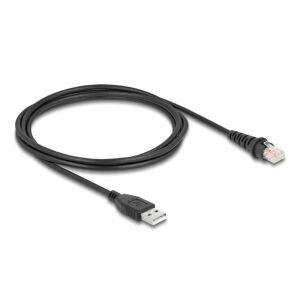 Delock RJ50 A-típusú USB 2.0 vonalkód olvasó kábel 2 m
