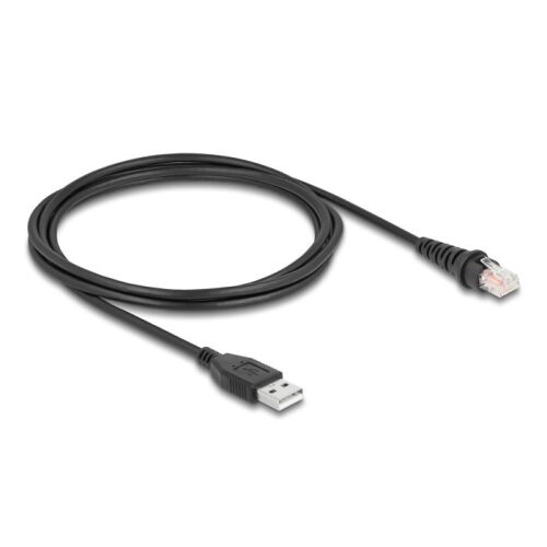 Delock RJ50 A-típusú USB 2.0 vonalkód olvasó kábel 2 m