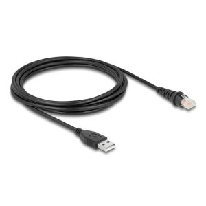 Delock RJ50 A-típusú USB 2.0 vonalkód olvasó kábel 3 m