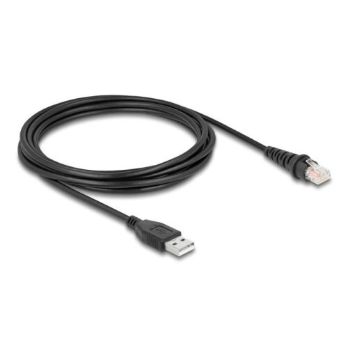 Delock RJ50 A-típusú USB 2.0 vonalkód olvasó kábel 3 m 130344073