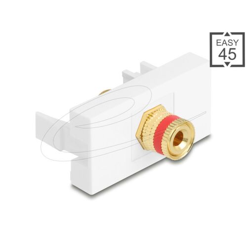 Delock Easy 45 Modul kötőoszlop a menetes anyához piros/fehér 130344118