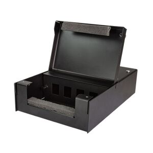 Logilink konszolidációs pontdoboz 4 keystone csatlakozóhoz, fekete 130344248 - Keystone modul kiegészítő