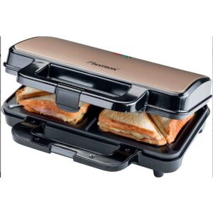 Bestron ASM90XLSAT Szendvics készítő 130426008 - Vízforraló, Kenyérpirító, Szendvicssütő és Asztali grillsütő