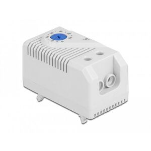 Delock Hőszabályzó általában nyitott kapcsolattal DIN sínhez 130426120 - Szobatermosztát