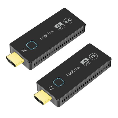 Logilink HDMI BYOD prezentációs készlet, kompakt, vezeték nélküli, 50m, 16-1, 4K@60Hz 130426129