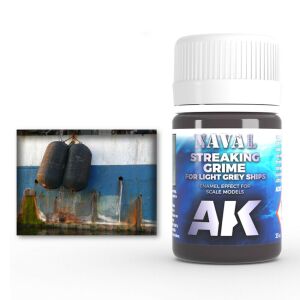 AK Interactive - Naval Streaking Grime - Zománcfesték - 35ml 130428141 - Akrilfesték