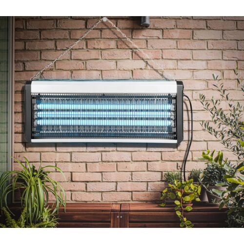 MasterKiller 60W UV rovarcsapda lámpa téglafalon függesztve