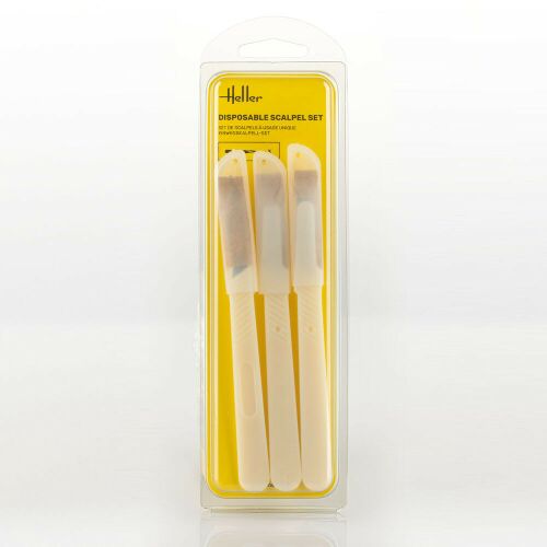 Heller Disposable scalpel set (3 pieces) (99006)