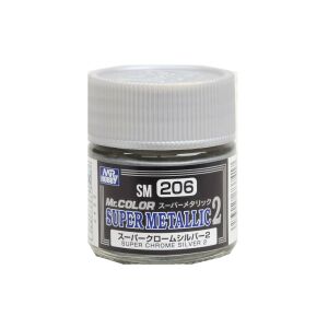 Mr. Color Super Metallic II Ezüst Króm Festék - 10ml 130428612 - Művészet & Hobbi