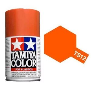 Tamiya TS-12 Fényes Narancssárga Spray Festék - 100ml 130428630 - Festék spray