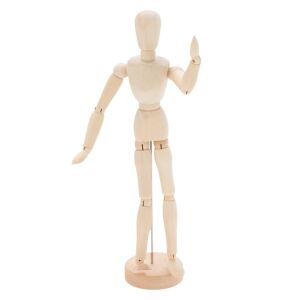 Gelenkpuppe aus Holz, 33 cm – Modell zum Skizzieren und für anatomische Studien
