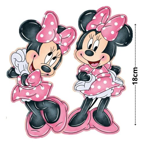 Nyomtatott dekorkarton - Minnie egérke 18cm 2 féle 2db/csomag 130436370