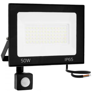 Halogen LED natynkowy z czujnikiem 50W RSL008-50NS 136089256 - Lampa z czujnikiem ruchu