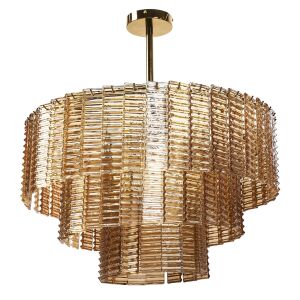 Висящо Таванно Осветление APP1677-8CP Кафяво 136090759 - Лампи и осветление