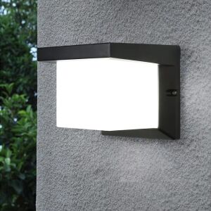 Lampă de perete exterioară neagră, design modern, impermeabilă IP65, potrivită pentru grădină, terasă, verandă, intrare, RSL014-1W - Lămpi de perete pentru exterior