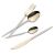 Cutlery set 24 pieces, set of 6, with shiny gold cream Berlinger Haus BH 3070 130440234
