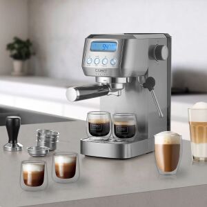 Espressor manual Caso Germany Gourmet Crema cu băuturi espresso și cappuccino - Caso