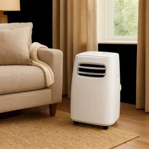 Eurom Coolsmart 90 Wifi, 9000 BTU mobil klíma, Wi-Fi, Hordozható klímaberendezés fehér