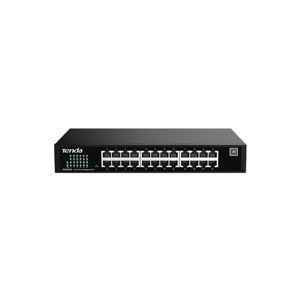 Tenda Switch Menedzselhető - TEG2224D (24x1Gbps; 48Gbps; CloudFi; Fém)
