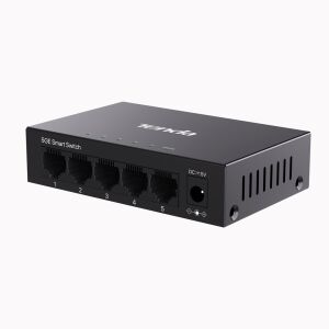 Tenda TEG2205D 5-Port Gigabit Managed Switch Widok pod kątem - Przełącznik