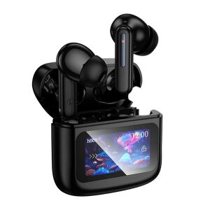Hoco EQ14 bluetooth fülhallgató SZTEREO v5.3, érintőkijelző + töltőtok, FEKETE 130458664 - Hoco