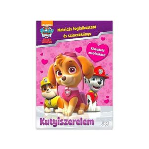 Paw Patrol: Kutyiszerelem Sticker-Aktivitätsbuch 130459259 - Kinderheft mit Stickern