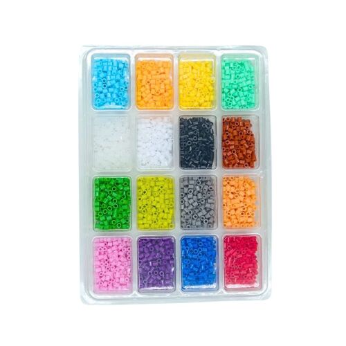 Bügelperlen-Set, Kunst & Handwerk – 16 Farben + Bügelfolie 135911607