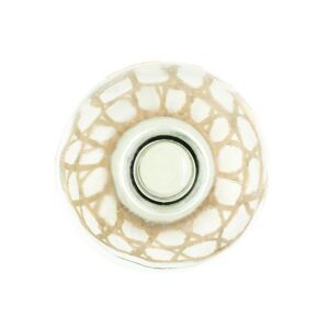 Dekoracyjny wazon z przezroczystego szkła z plecionym koszykiem | 15x24cm