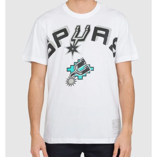 Mitchell & Ness NBA Maxxed Out Tee Emea San Antonio Spurs póló Fehér XXL 130462293