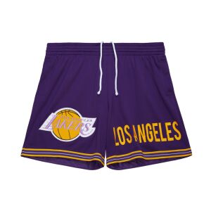 Mitchell & Ness NBA Team Origins 7In Mesh Shorts Vintage Logo Los Angeles Lakers rövidnadrág Lila XL 130462343 - Mitchell & Ness