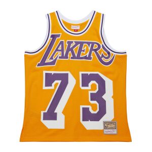 Mitchell & Ness NBA Maxxed Out Jersey Los Angeles Lakers 1998 Dennis Rodman kosárlabda mez Sárga M 130462891 - Kosárlabda mez