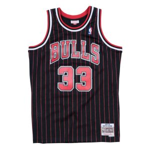 Mitchell & ness chicago bulls scottie pippen 95-96' #33 alt. swingman 2.0 jersey kosárlabda mez fekete/piros xl 130463002 - Kosárlabdázás