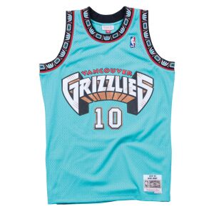 Mitchell & ness vancouver grizzlies mike bibby #10 swingman 2.0 jersey teal 130463003 - Kosárlabdázás